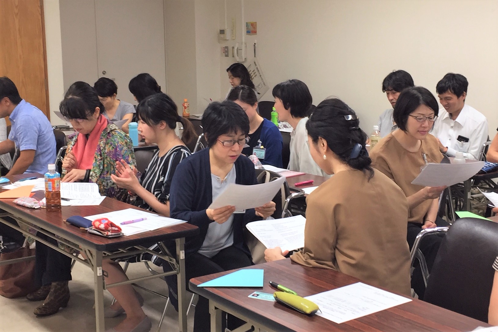 英語講座のペア練習